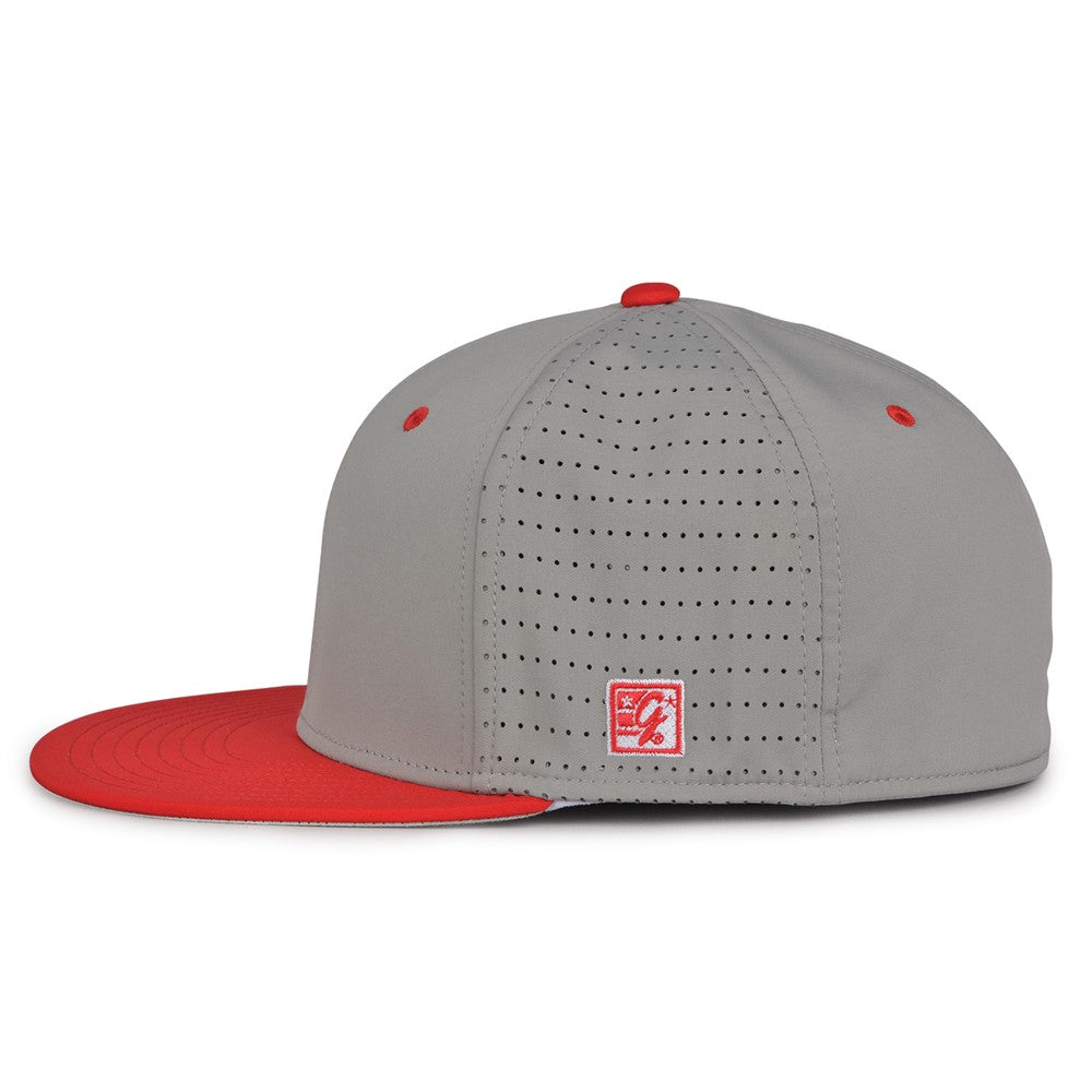 THE GAME PERFORATED PERSONALIZED MONGRAMED SPLIT GAMECHANGER HAT