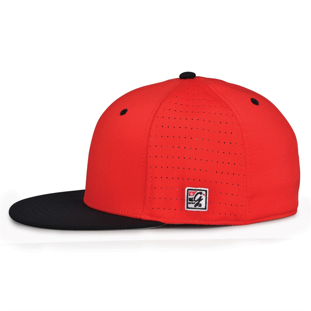 THE GAME PERFORATED PERSONALIZED MONGRAMED SPLIT GAMECHANGER HAT