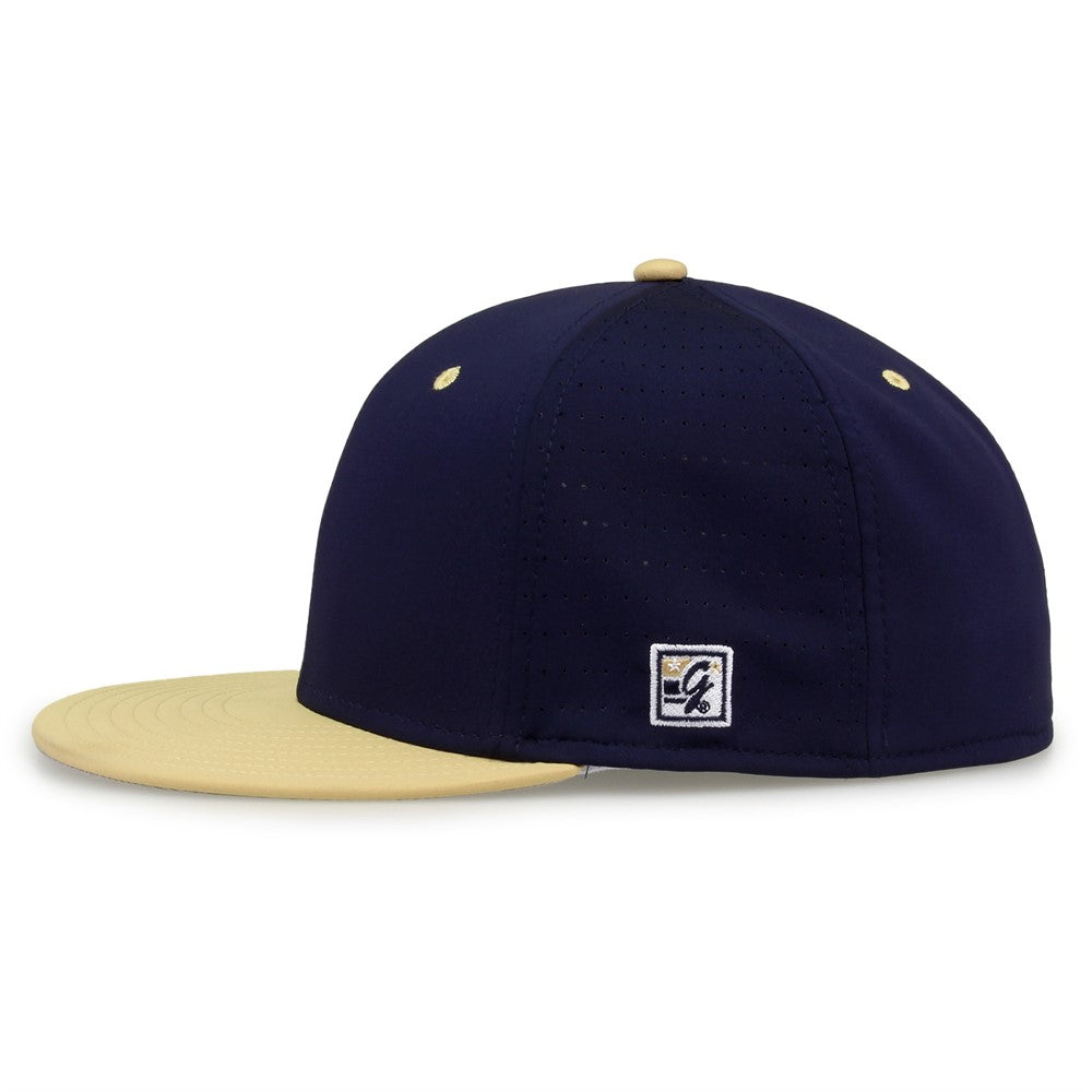 THE GAME PERFORATED PERSONALIZED MONGRAMED SPLIT GAMECHANGER HAT