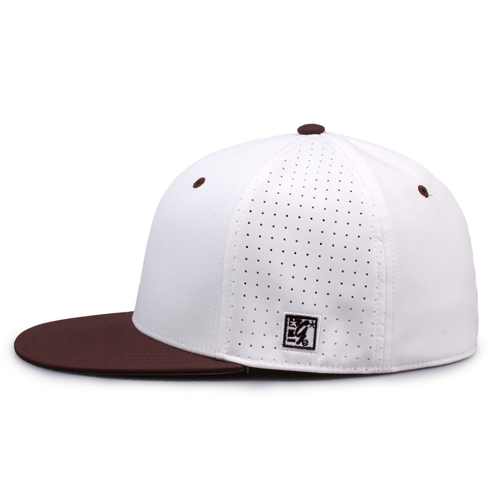 THE GAME PERFORATED PERSONALIZED MONGRAMED SPLIT GAMECHANGER HAT
