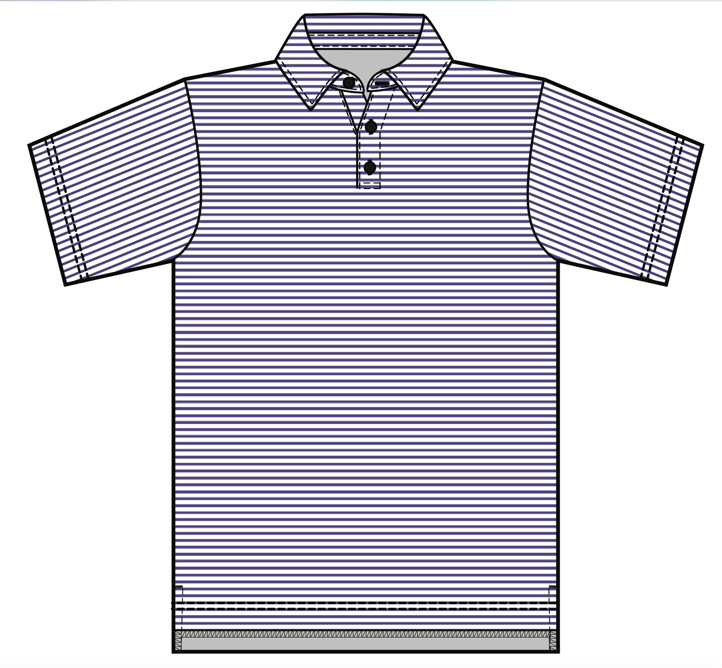THE SIGNATURE STRIPE PERFORMANCE POLO