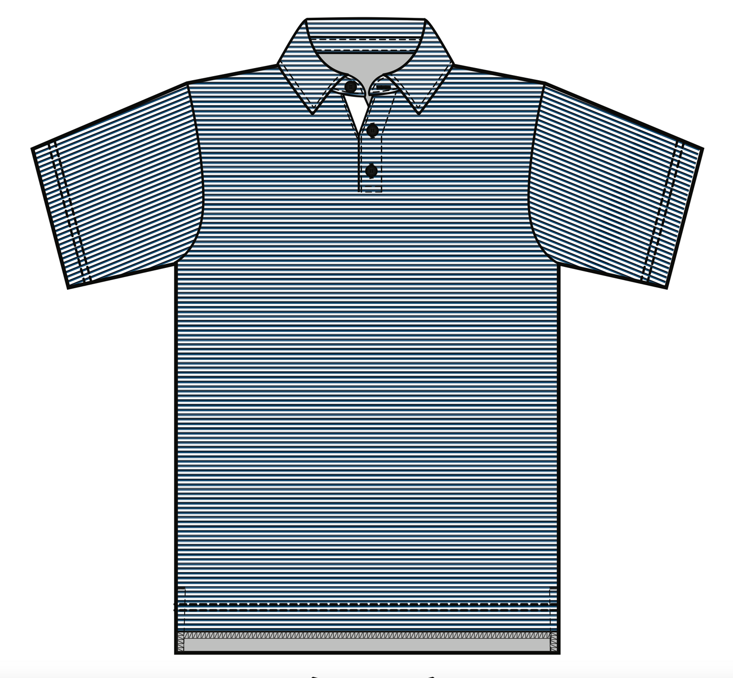 THE SIGNATURE STRIPE PERFORMANCE POLO
