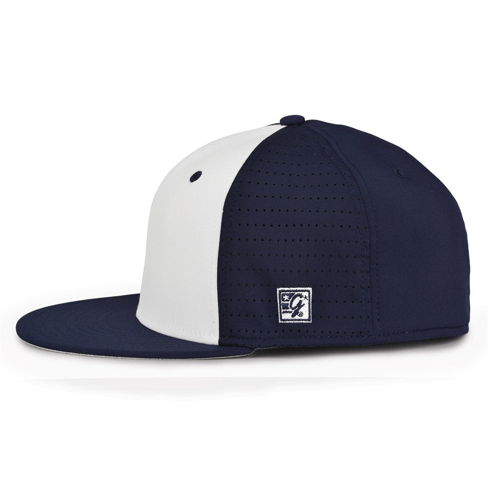 THE GAME PERFORATED PERSONALIZED MONGRAMED SPLIT GAMECHANGER HAT