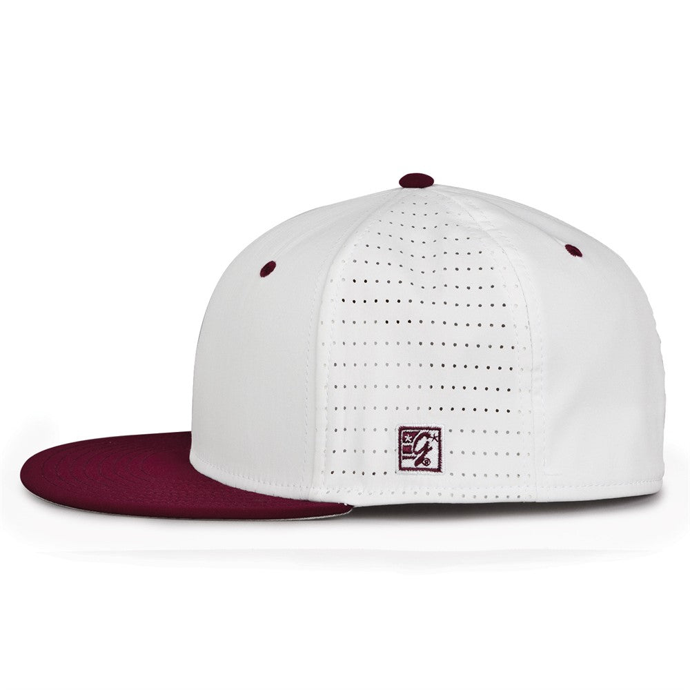 THE GAME PERFORATED PERSONALIZED MONGRAMED SPLIT GAMECHANGER HAT