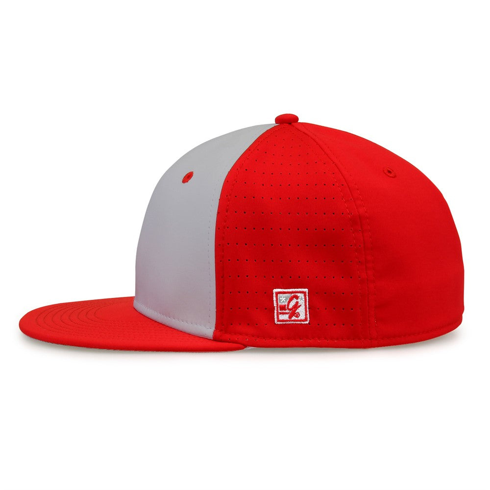 THE GAME PERFORATED PERSONALIZED MONGRAMED SPLIT GAMECHANGER HAT