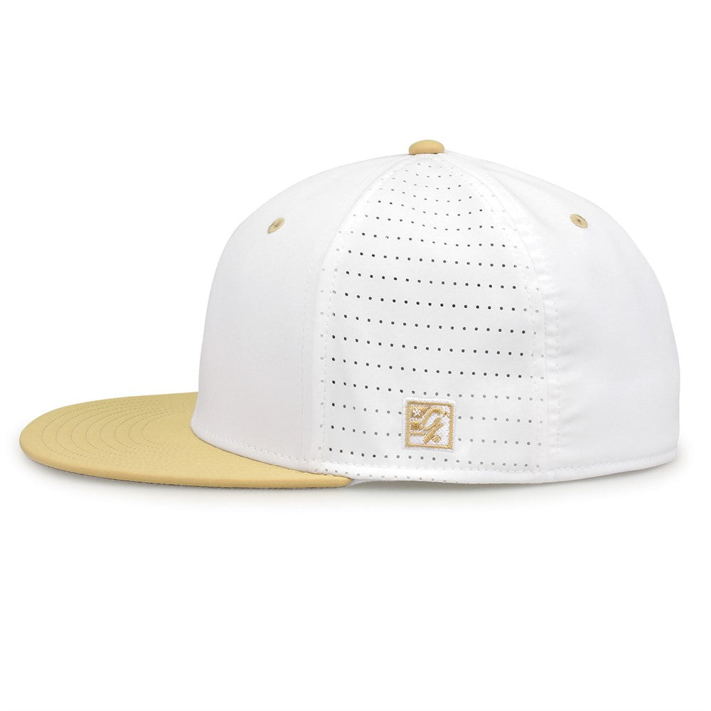 THE GAME PERFORATED PERSONALIZED MONGRAMED SPLIT GAMECHANGER HAT