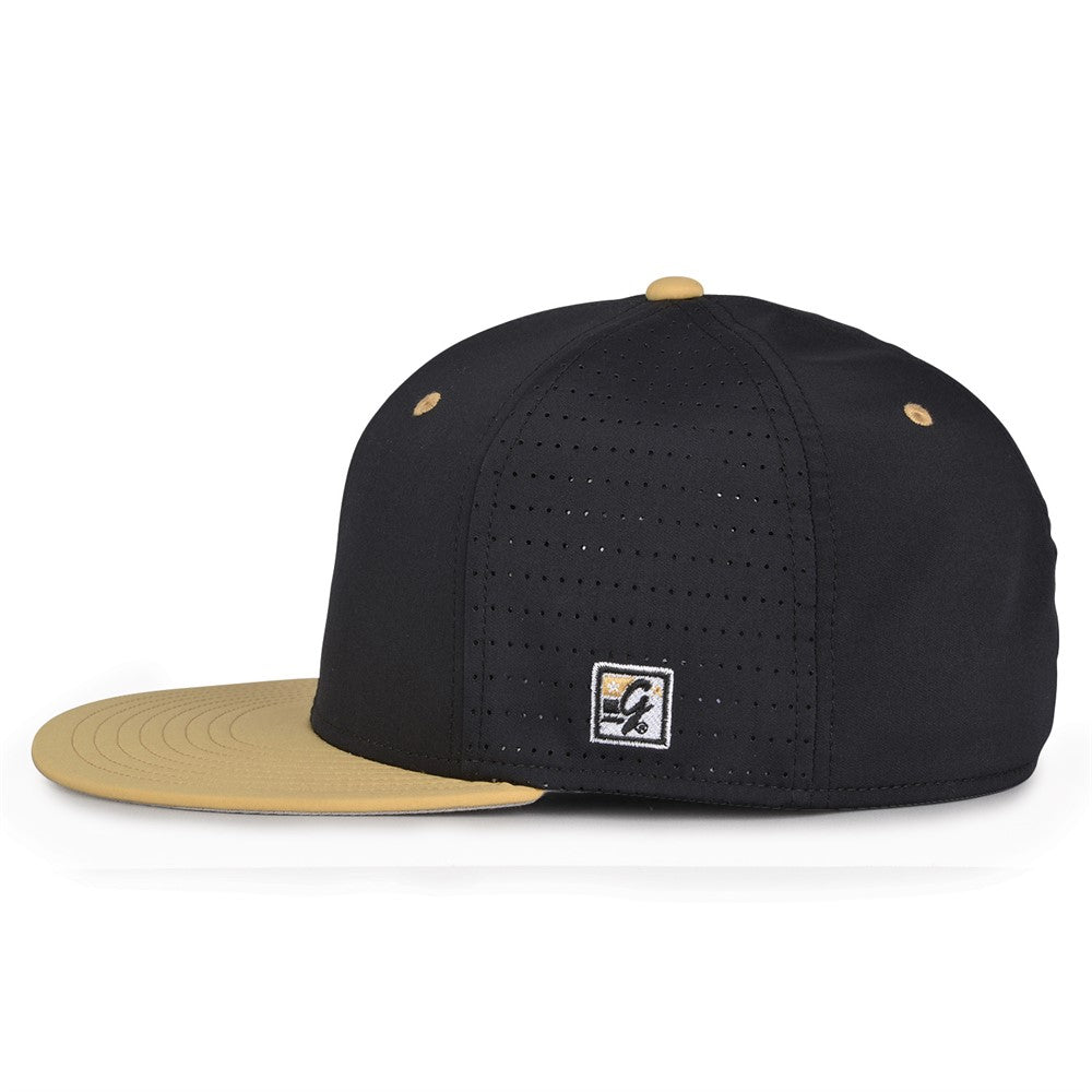 THE GAME PERFORATED PERSONALIZED MONGRAMED SPLIT GAMECHANGER HAT