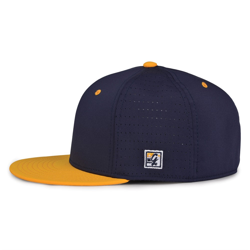 THE GAME PERFORATED PERSONALIZED MONGRAMED SPLIT GAMECHANGER HAT