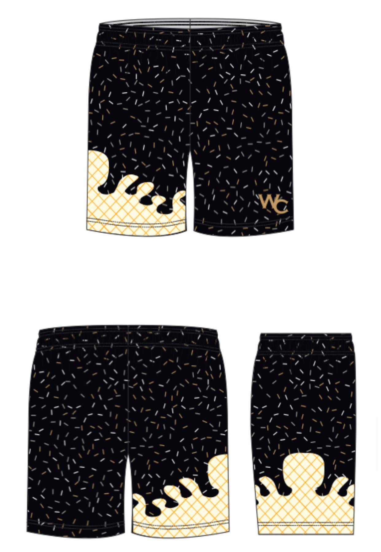 SPRINKLE TEAM ATHLETIC ICE CREAM SHORTS