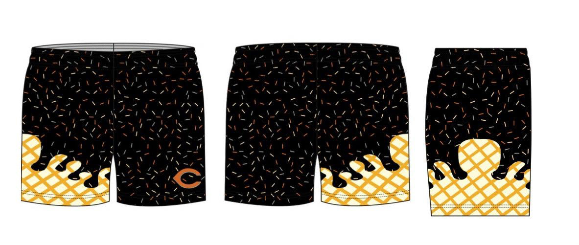 SPRINKLE TEAM ATHLETIC ICE CREAM SHORTS