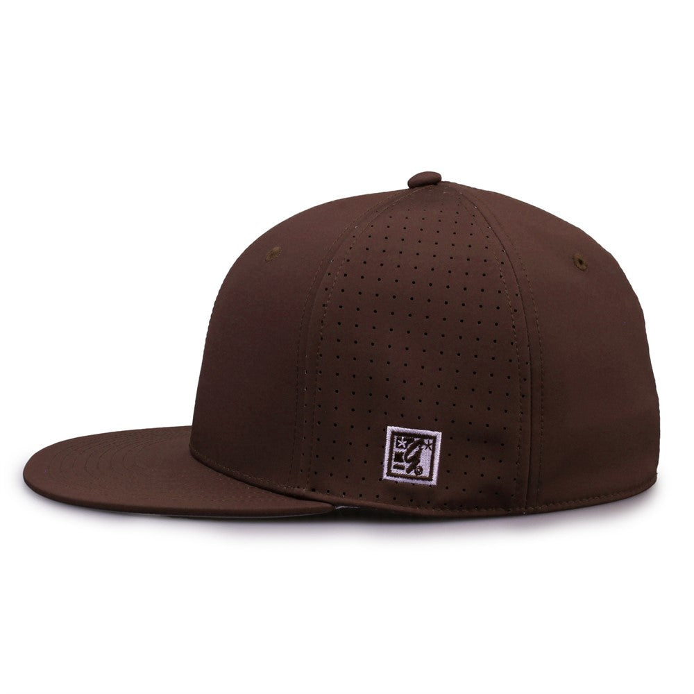 THE GAME PERFORATED PERSONALIZED MONGRAMED SOLID GAMECHANGER HAT