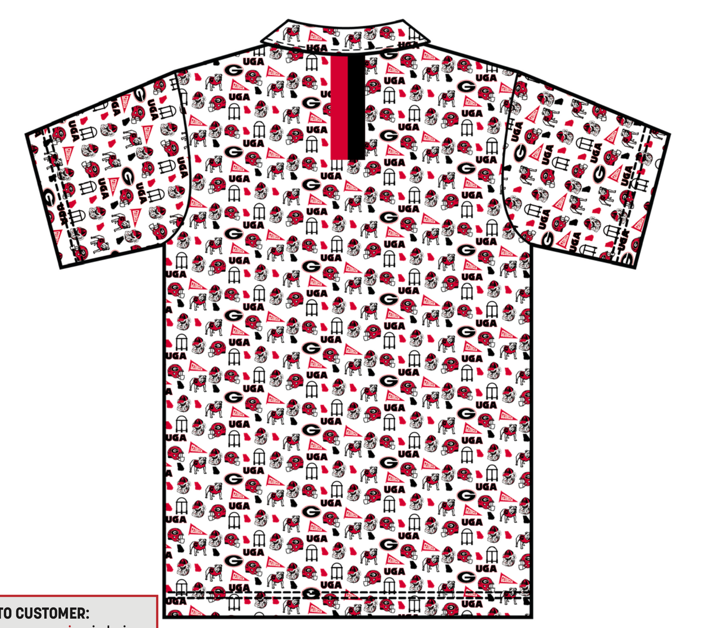 THE UGA GAMEDAY PERFORMANCE POLO