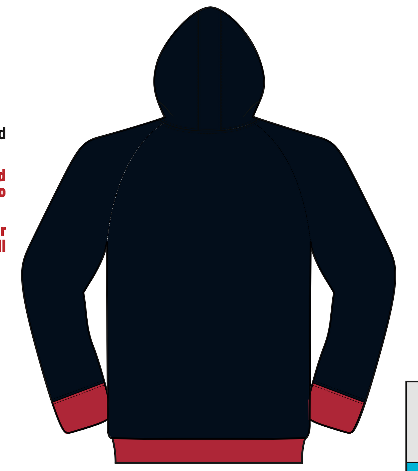 HERITAGE BLOCK RAGLAN CLASSIC HOODIE