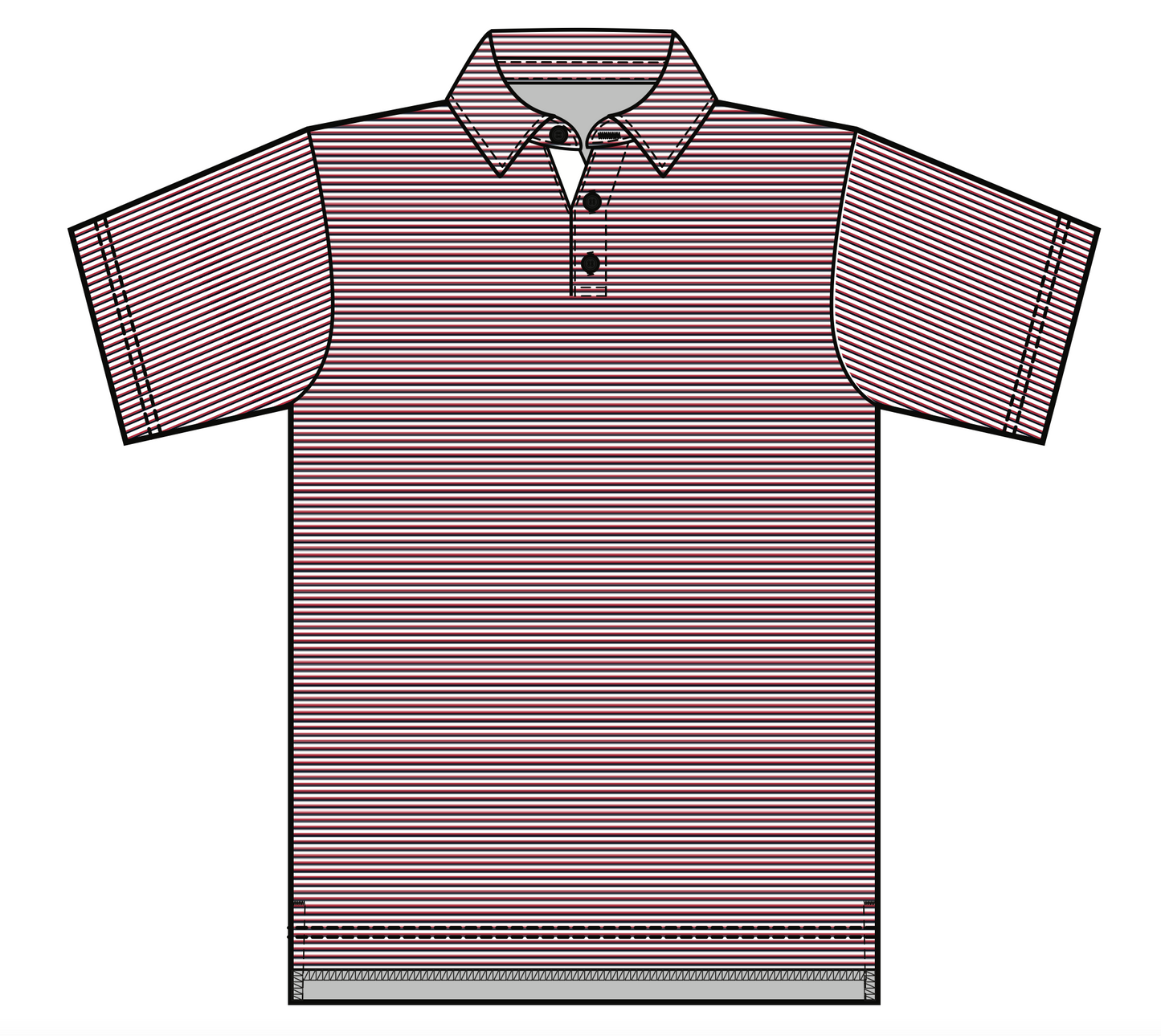 THE SIGNATURE STRIPE PERFORMANCE POLO