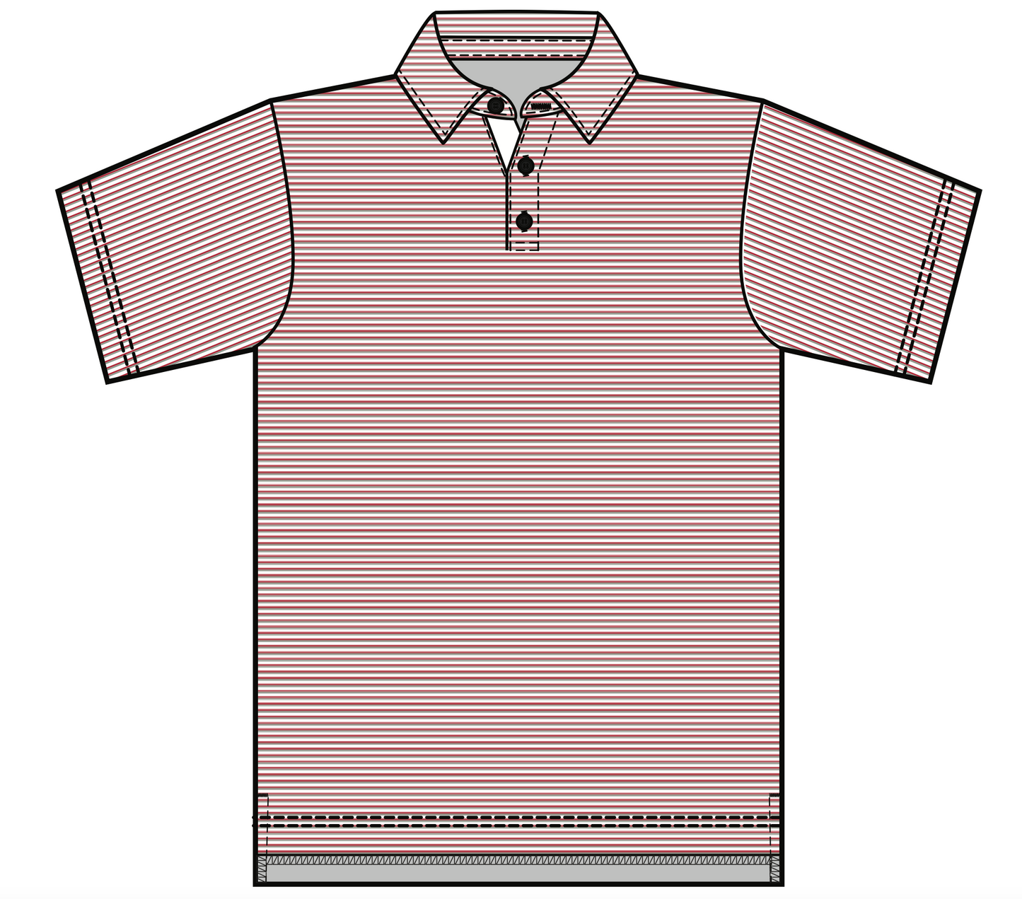 THE SIGNATURE STRIPE PERFORMANCE POLO