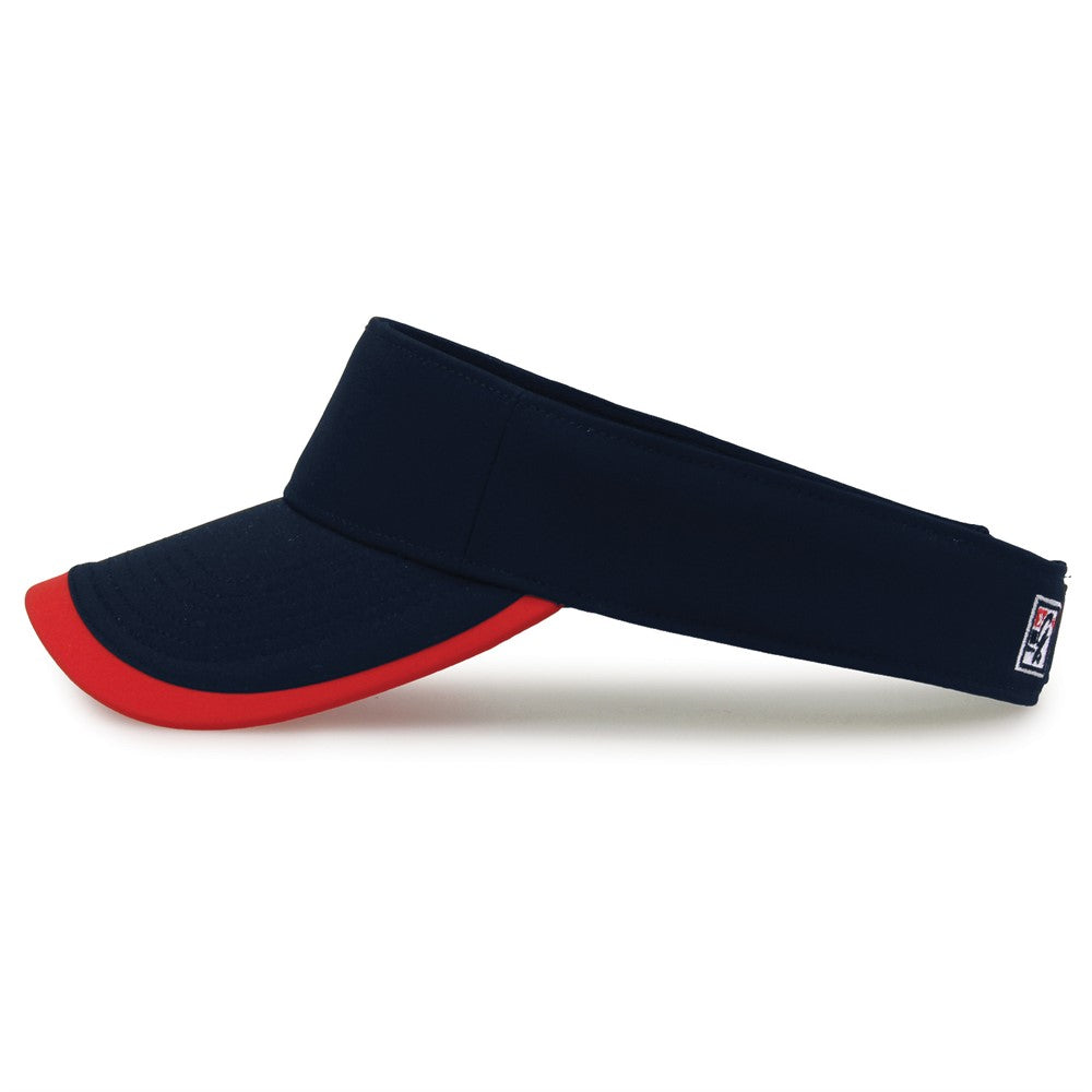 THE GAME PERSONALIZED MONOGRAMED GAMECHANGER VISOR W/ BILL TIPPING