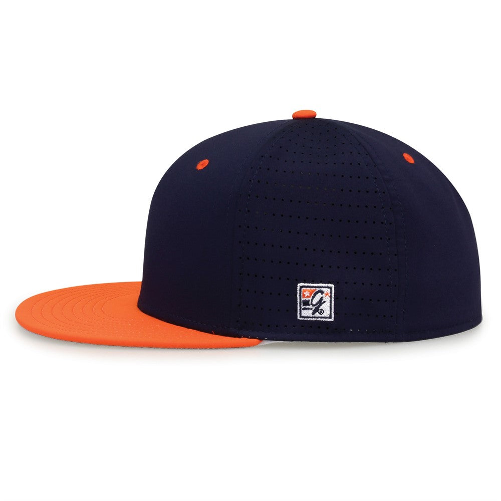 THE GAME PERFORATED PERSONALIZED MONGRAMED SPLIT GAMECHANGER HAT